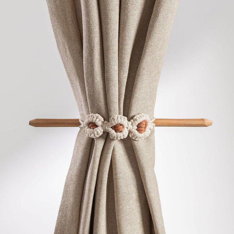Curtain tie backs (set of 2) flat