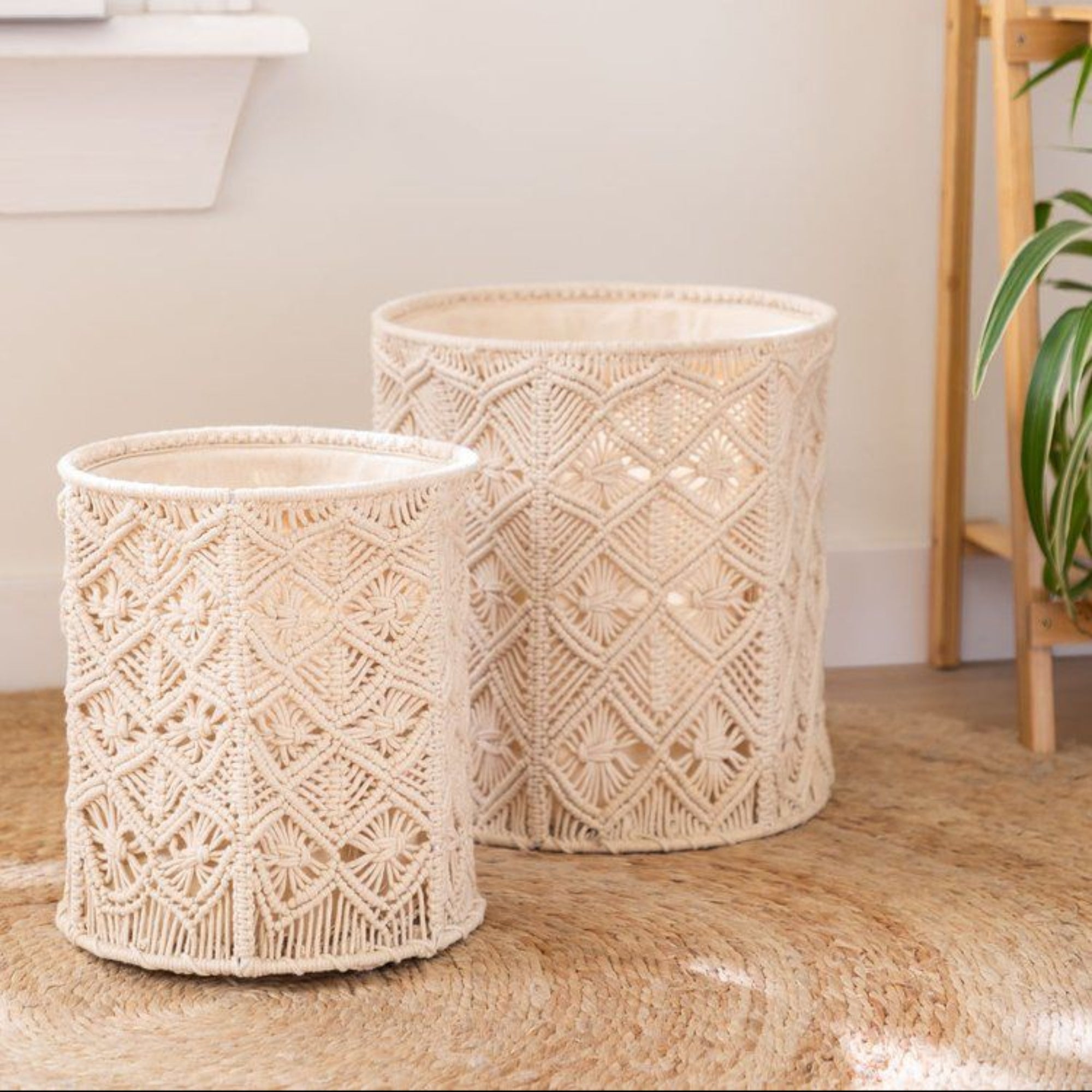 Macrame Storage (Set of 2)