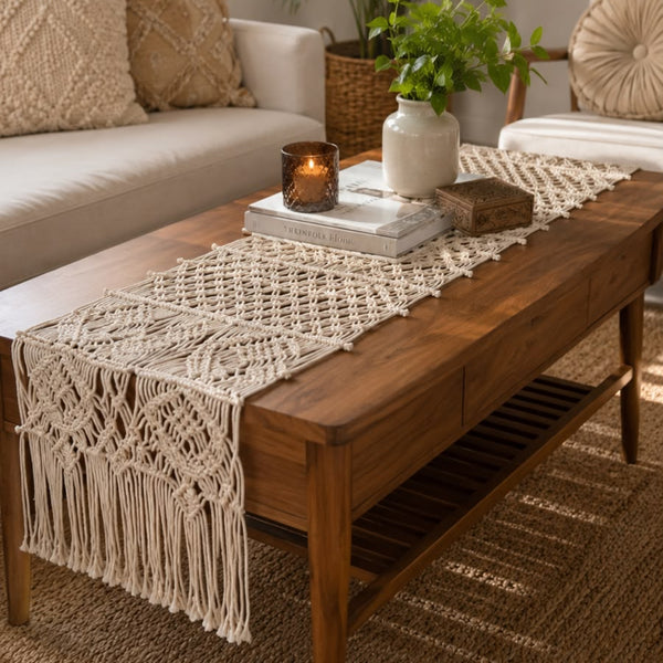 Macrame Table Runner