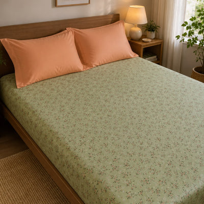 Olivia Cotton Bed Sheet set
