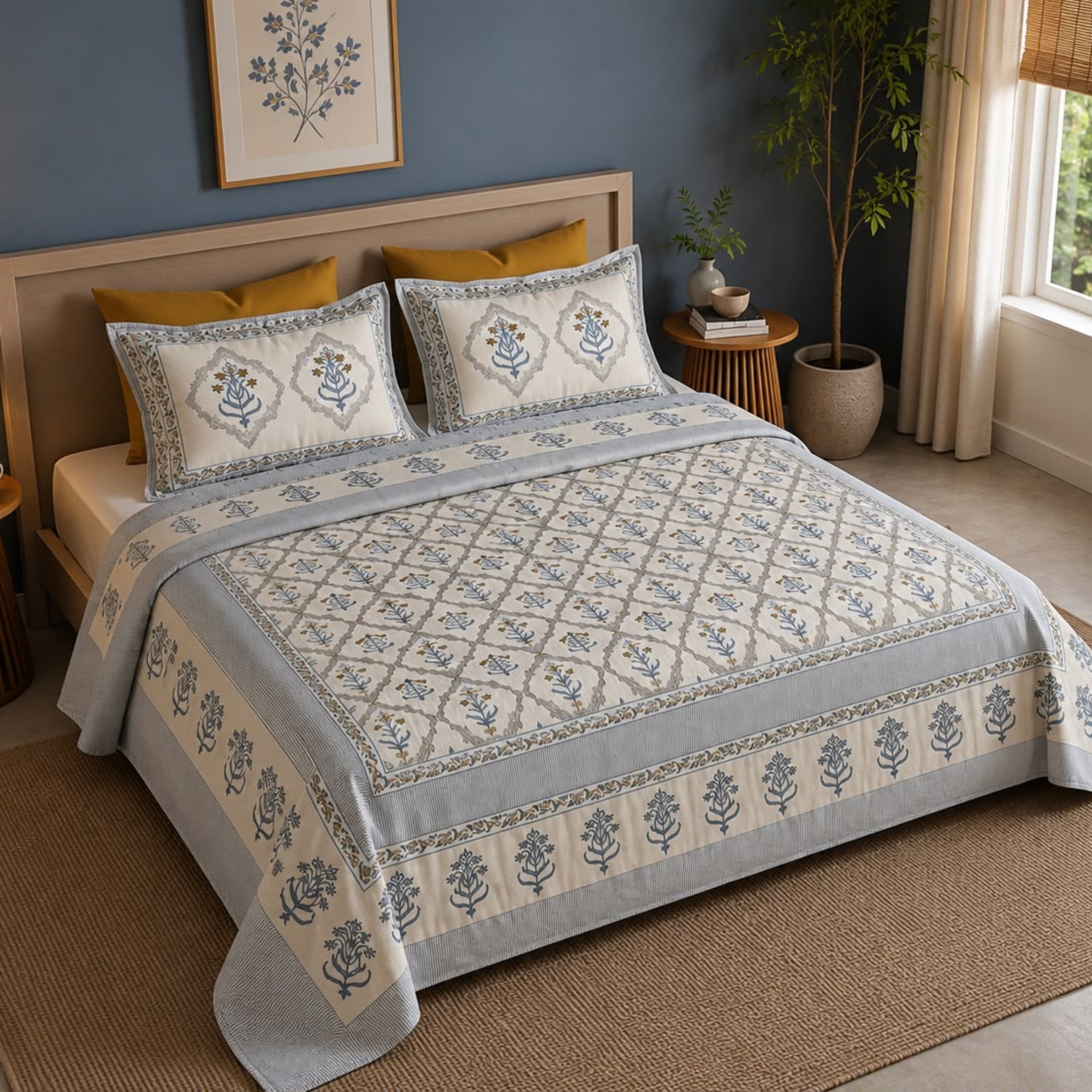 Kalamkari Bedsheet Set