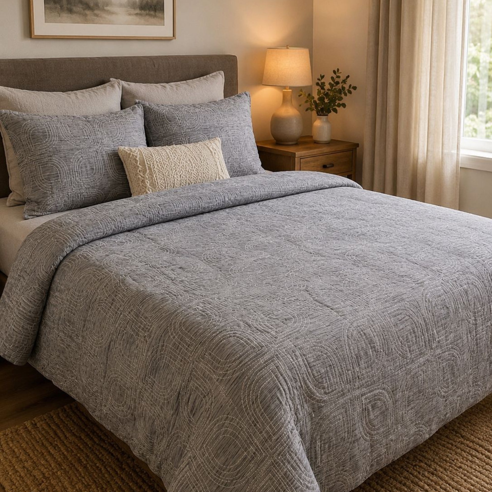 Mist Grey Comforter