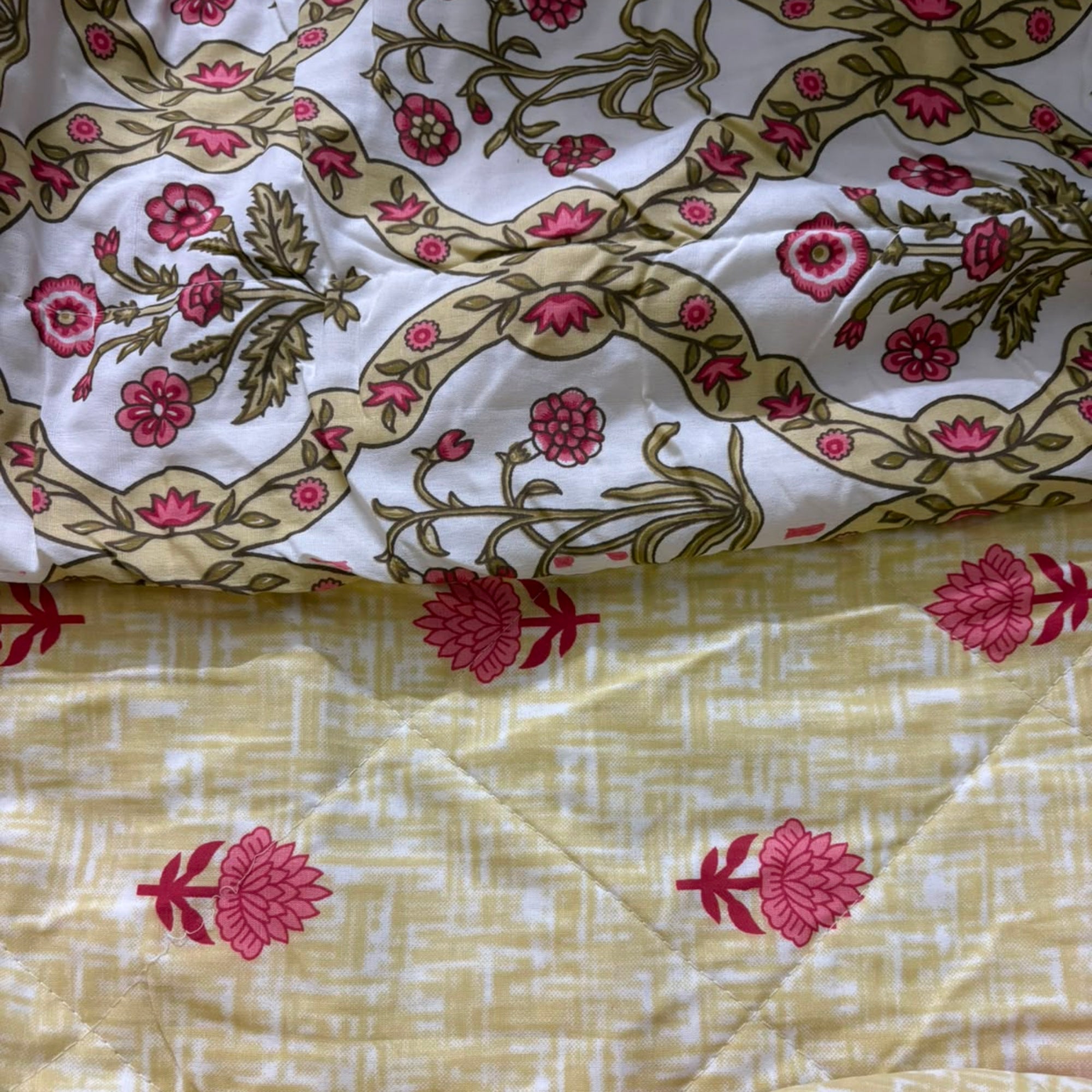 Jaipuri cotton AC comforters Floral
