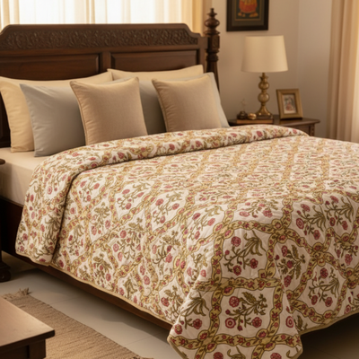 Jaipuri cotton AC comforters Floral
