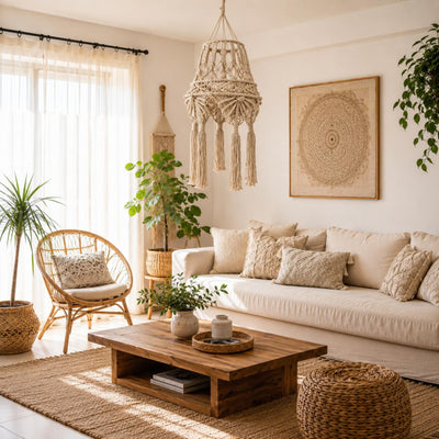 Macrame Chandelier Lamp Shade