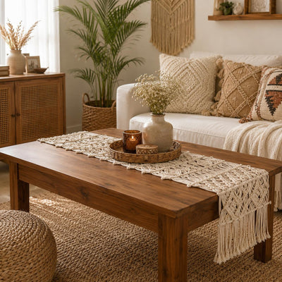 Macrame Table Runner