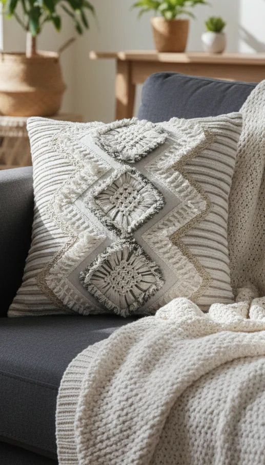 Boho Cushion Cover 3399 (45x45) (Set of 2)