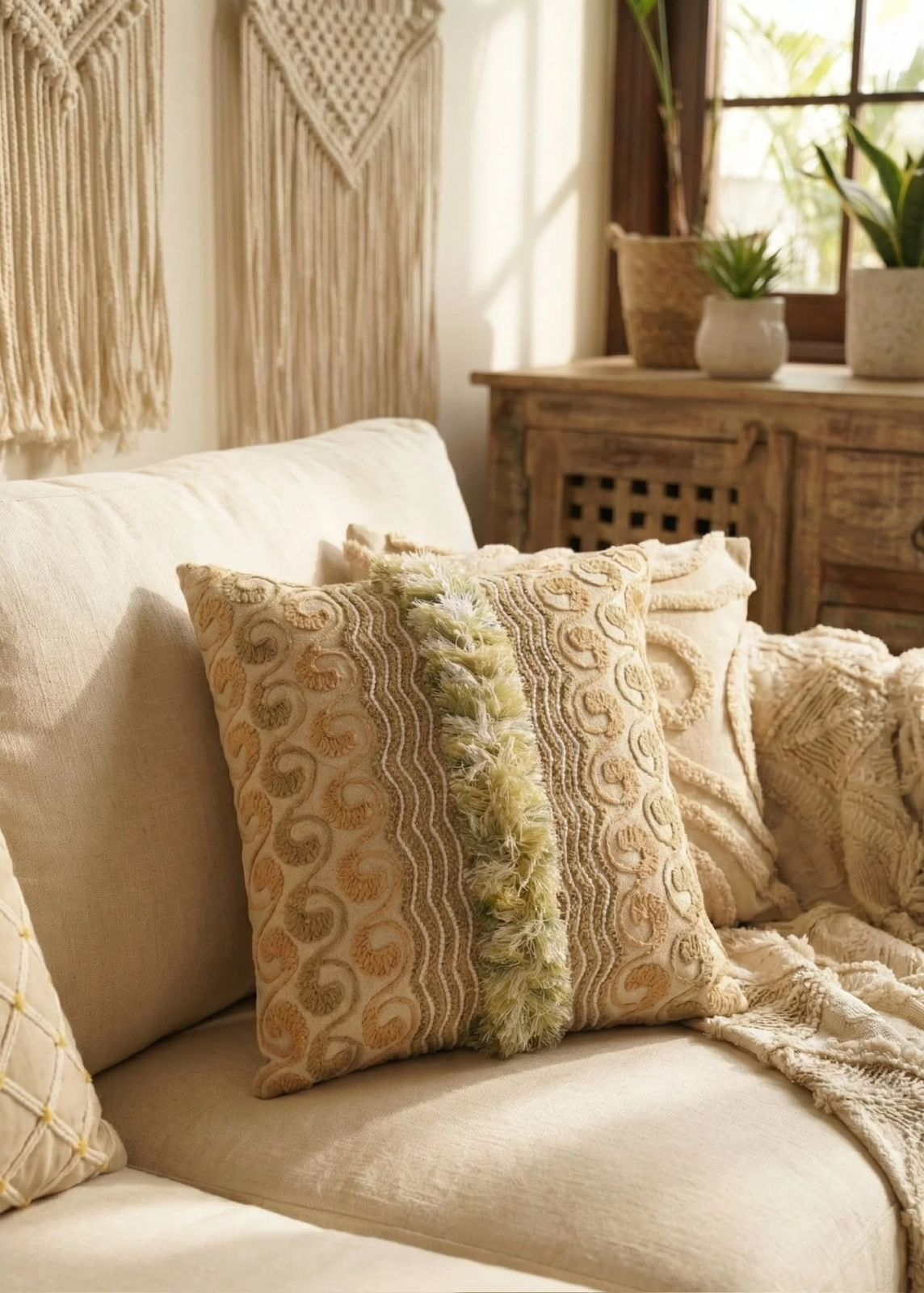 Boho Cushion Cover 3799 (45x45) (Set of 2)