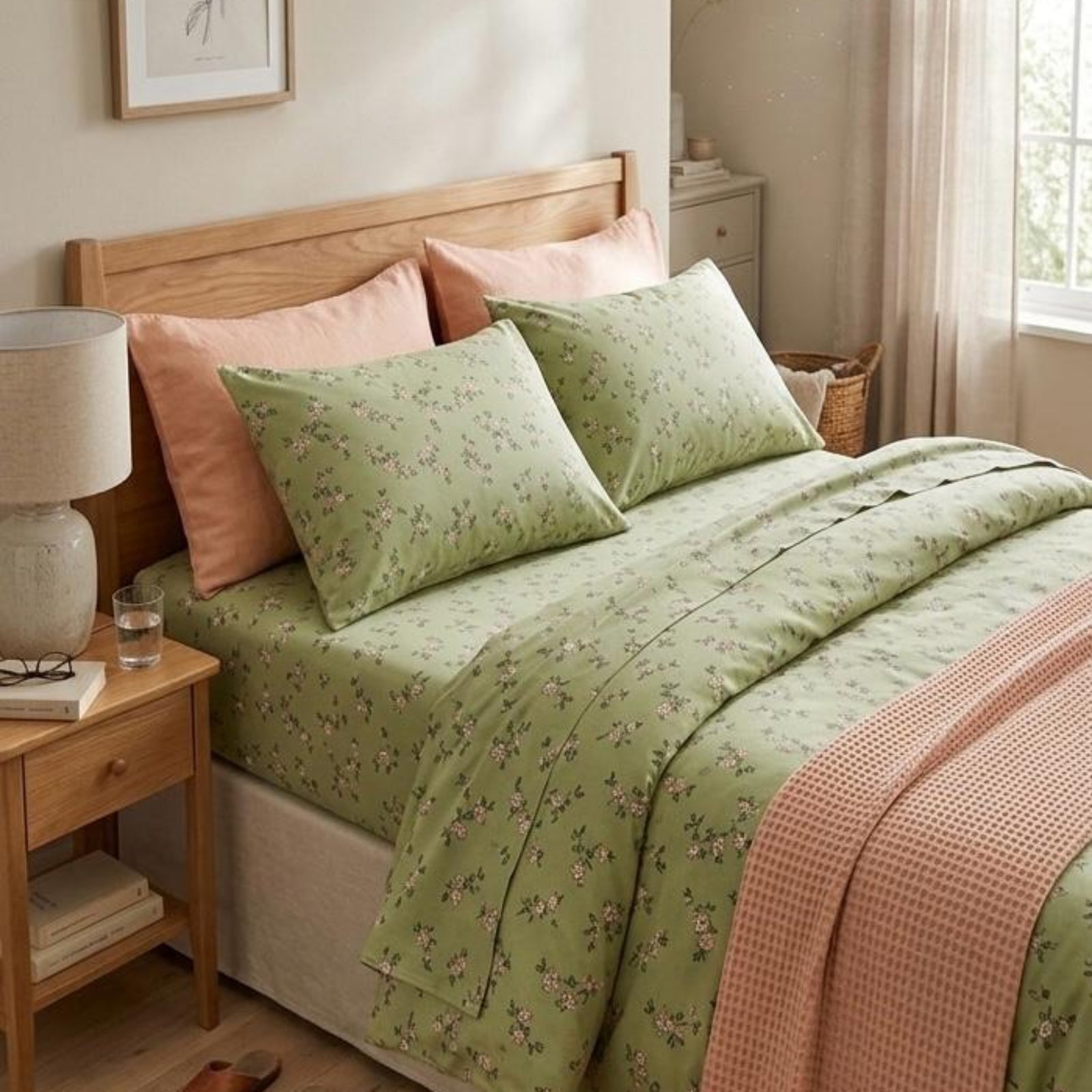 Olivia Cotton Bed Sheet set