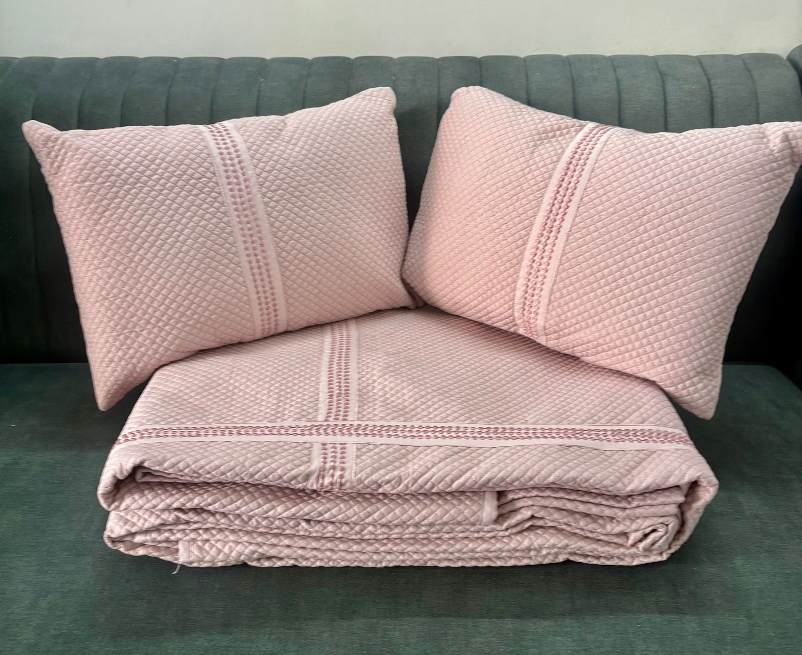 Premium Bed cover set - Pink
